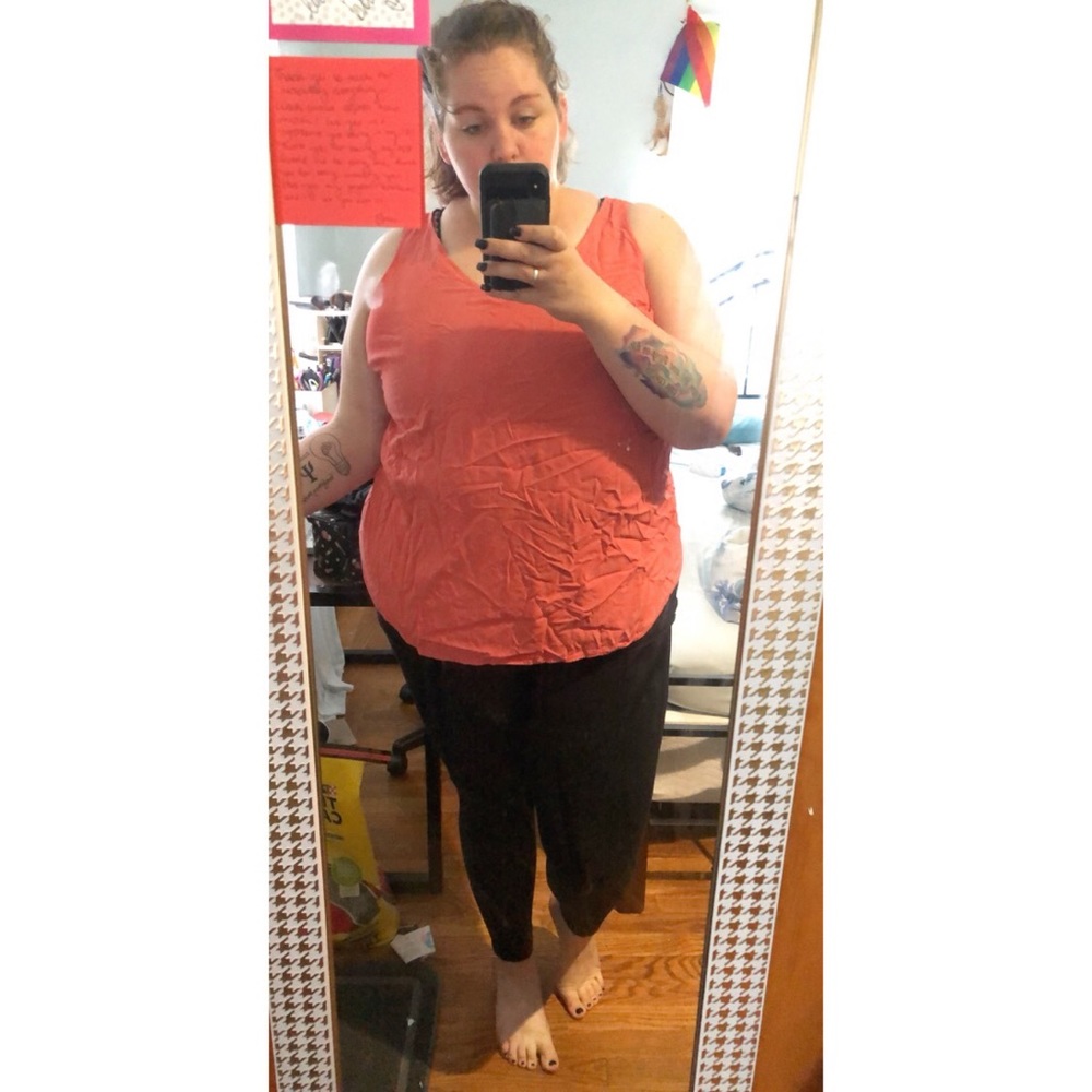 Old Navy 3x orange tank top